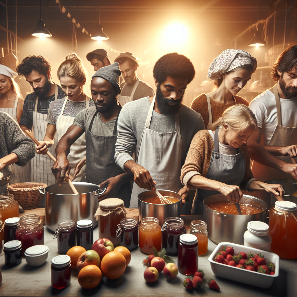 Il nostro team di produzione di marmellate
